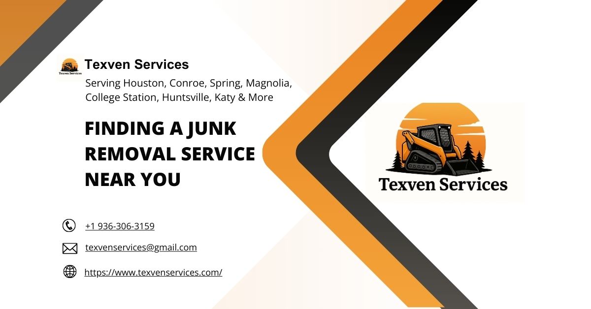 Finding a junk removal service near you - Texven Services